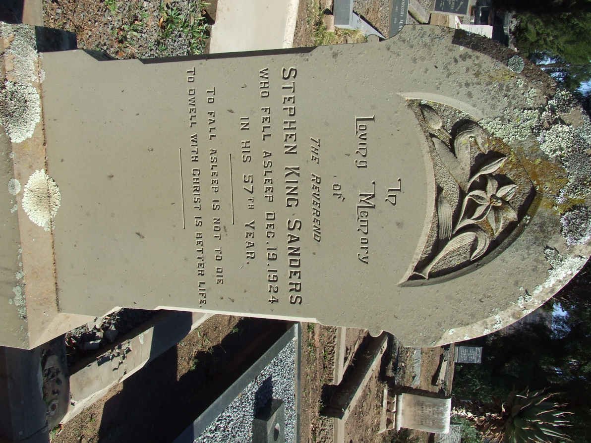 SANDERS Stephen King -1924