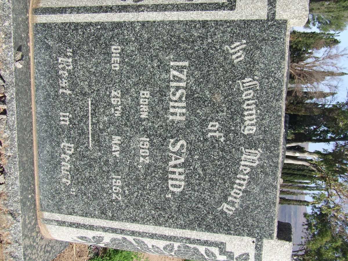 SAHD Izisih 1907-1952