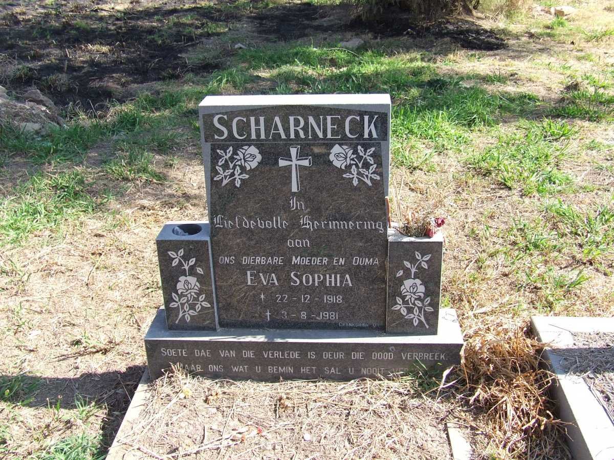 SCHARNECK Eva Sophia 1918-1981
