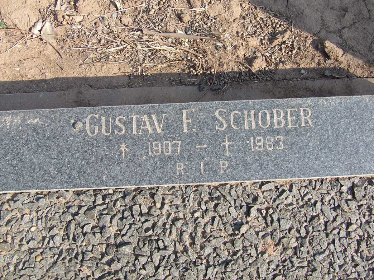 SCHOBER Gustav F. 1907-1983