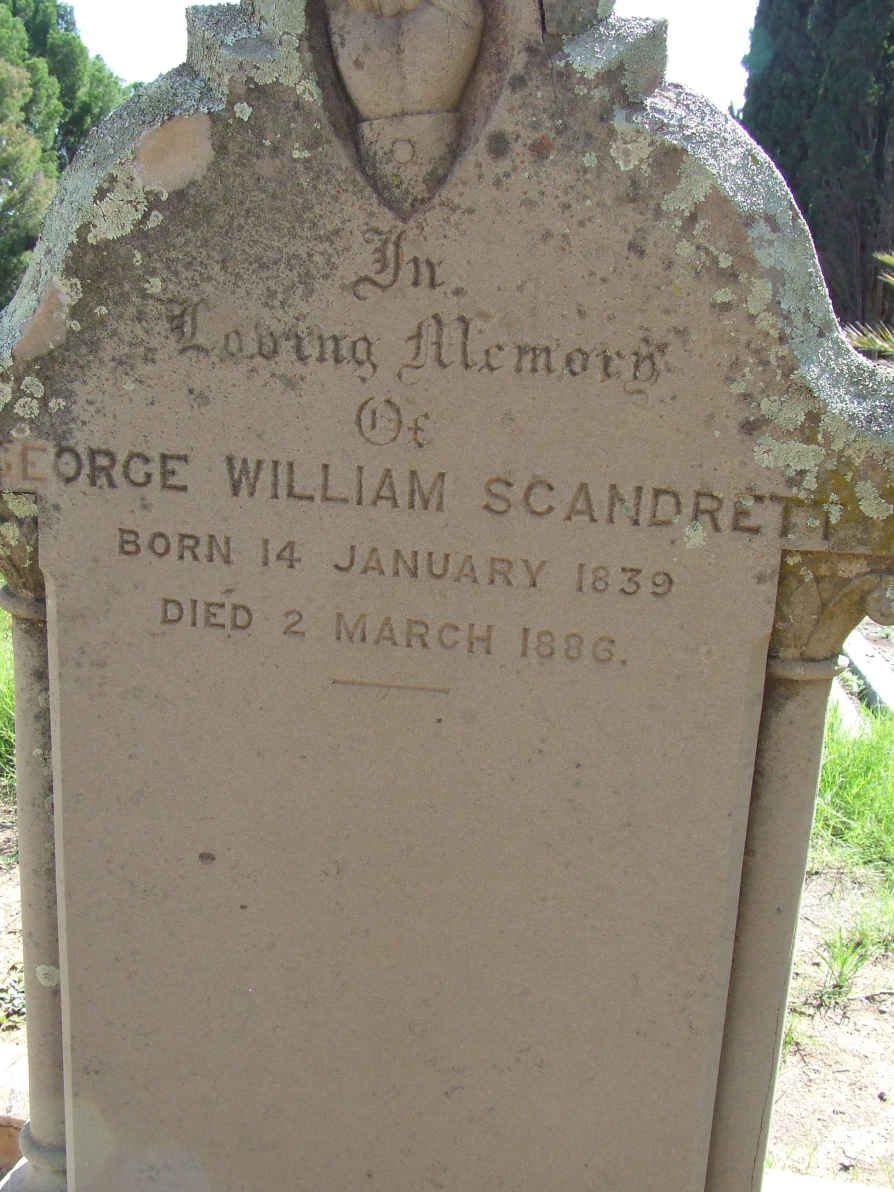 SCANDRETT George William 1839-1886