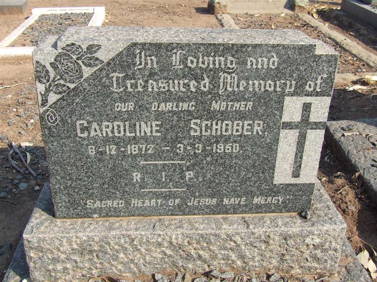 SCHOBER Caroline 1872-1950