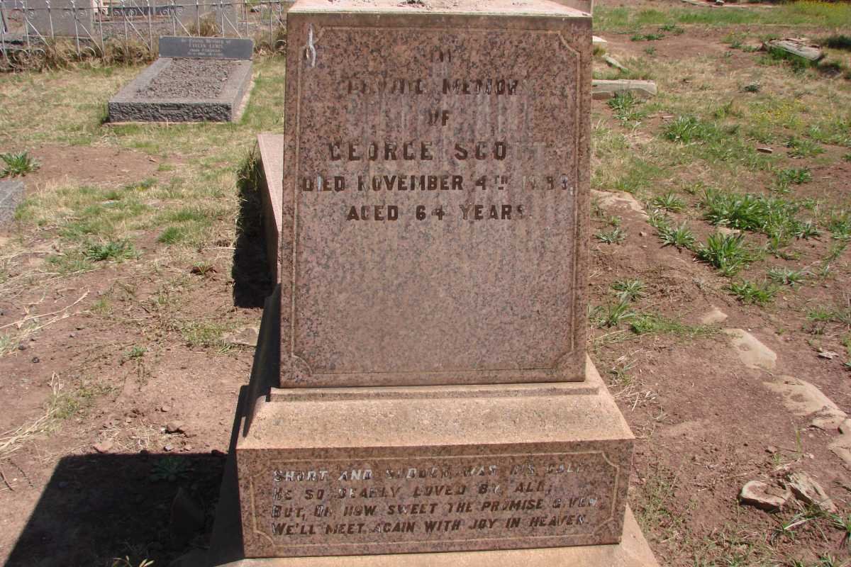 SCOTT George -1899