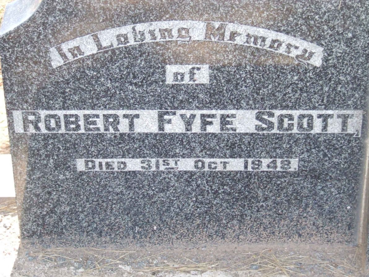 SCOTT Robert Fyve -1948