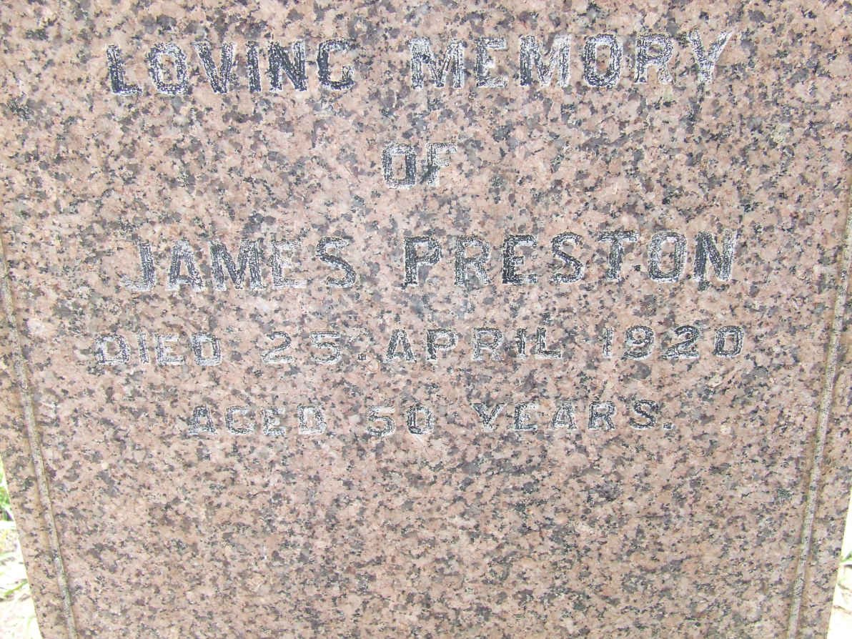 PRESTON James -1920
