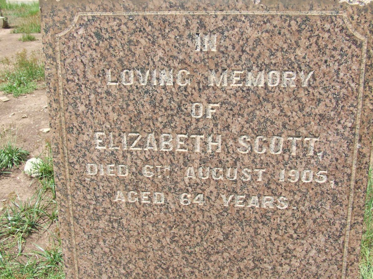 SCOTT Elizabeth -1905