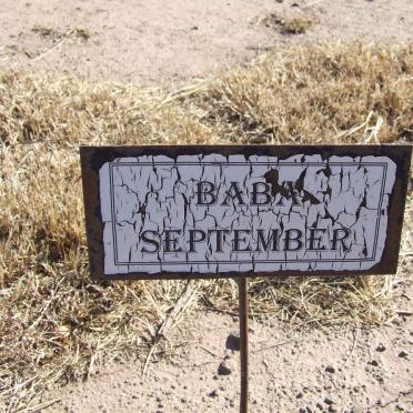 SEPTEMBER Baba