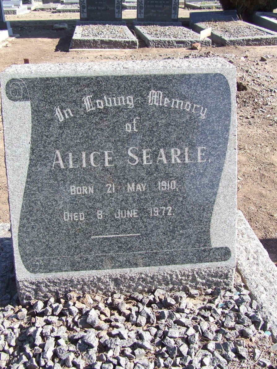 SEARLE Alice 1910-1972