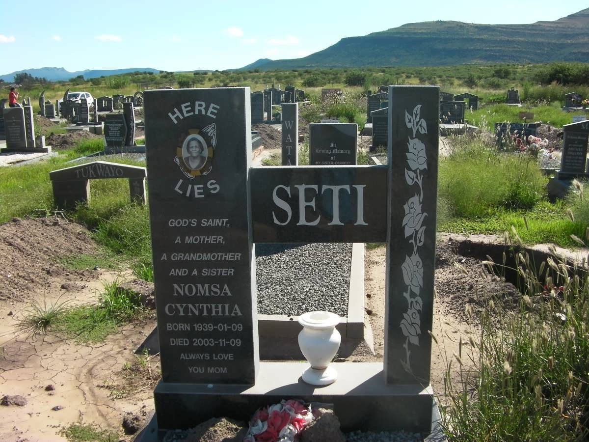 SETI Nomsa Cynthia 1939-2003
