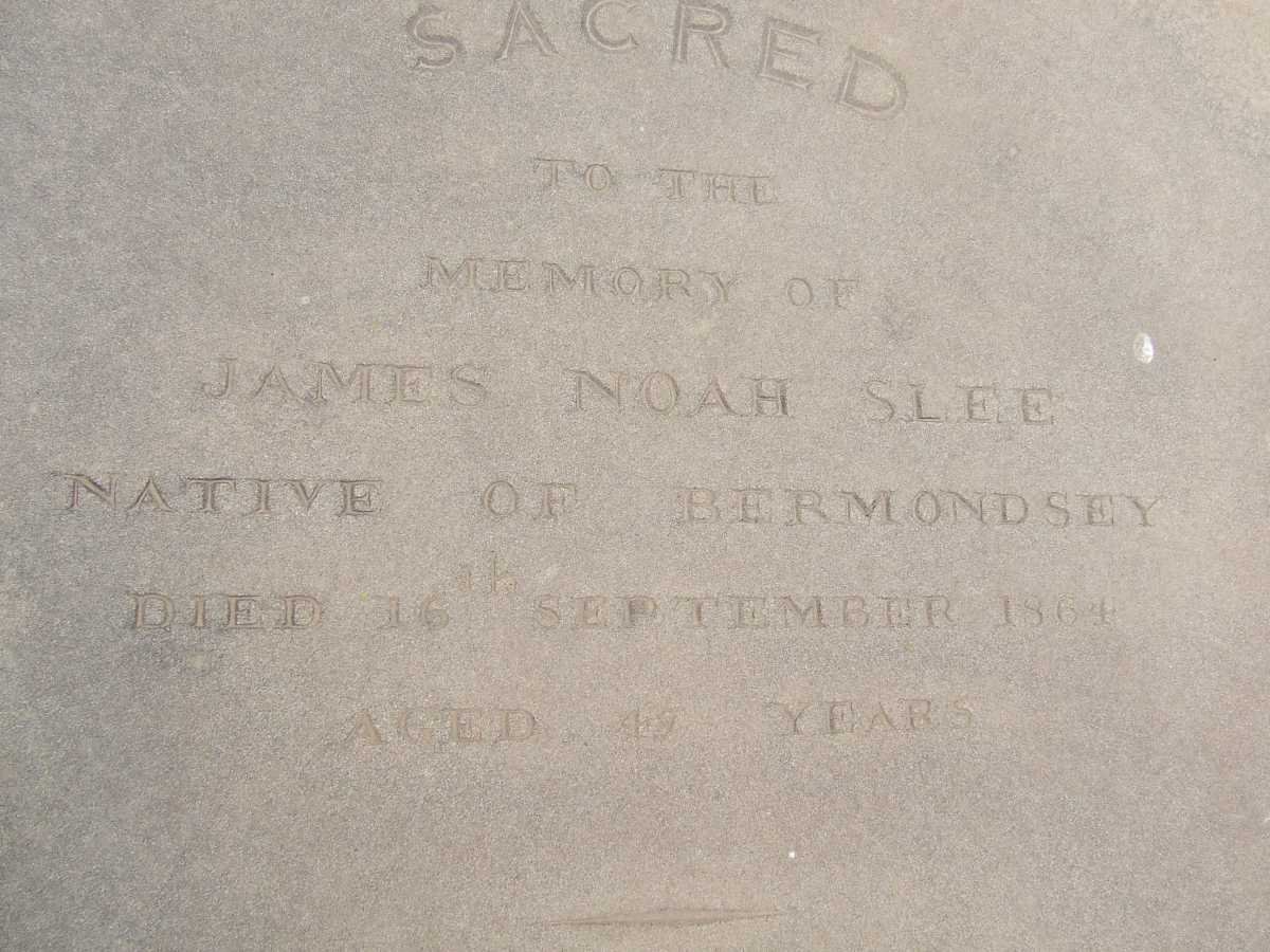 SLEE James Noah -1864