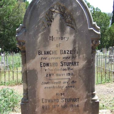 STUPART Edward -1944 &amp; Blance Bazett -1911