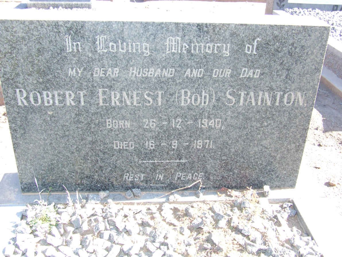 STAINTON Robert Ernest 1940-1971