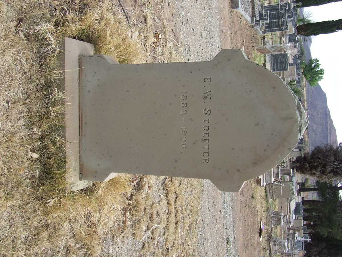 STREETER E.W. 1882-1928