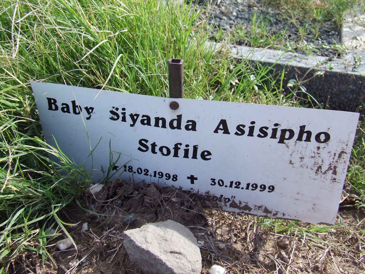 STOFILE Siyanda Asisipho 1998-1999