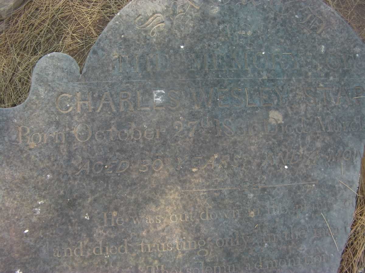 STAPLES Charles Wesley 1831-1862 