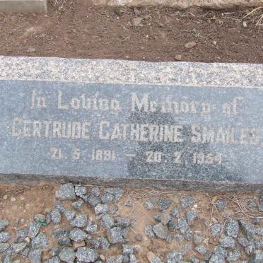 SMAILES Gertrude Catherine 1891-1954