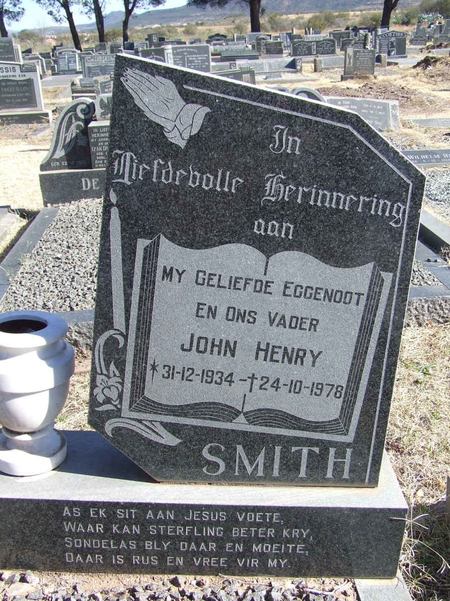 SMITH John Henry 1934-1978