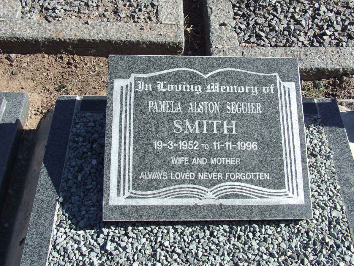 SMITH Pamela Alston Seguier 1952-1996