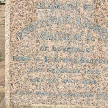 SMITH Andrew 1828-1898
