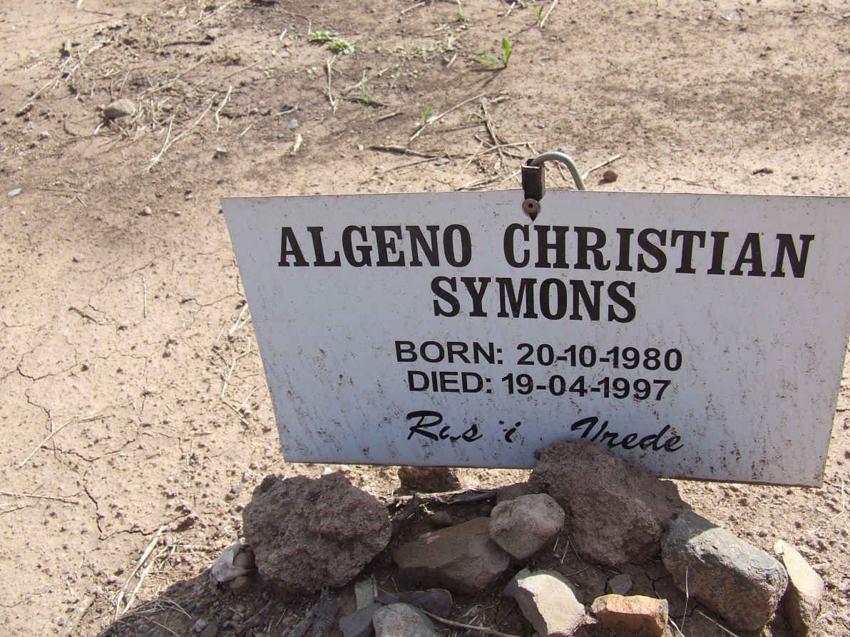SYMONS Algeno Christian 1980-1997
