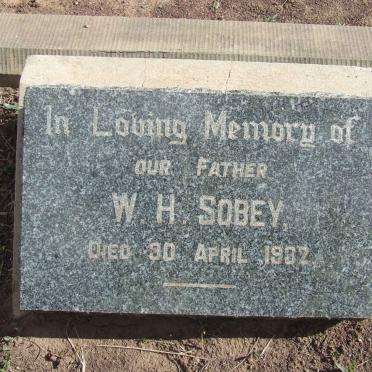 SOBEY W.H. -1932