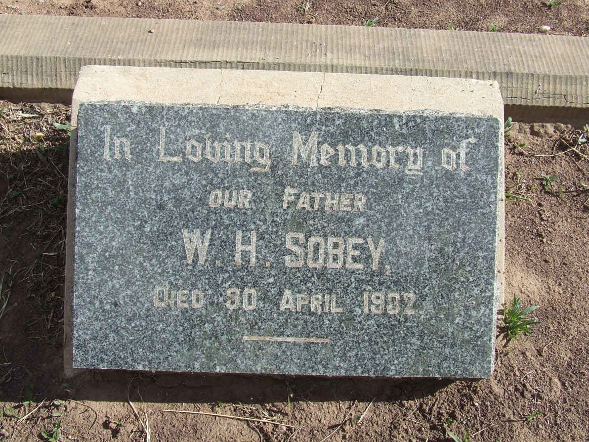 SOBEY W.H. -1932