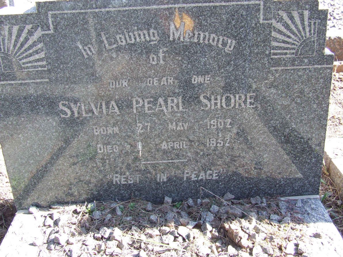 SHORE Sylvia Pearl 1902-1952
