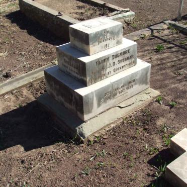 SHEARAR John Brown 1846-1922 &amp; Fanny DUGMORE -1920