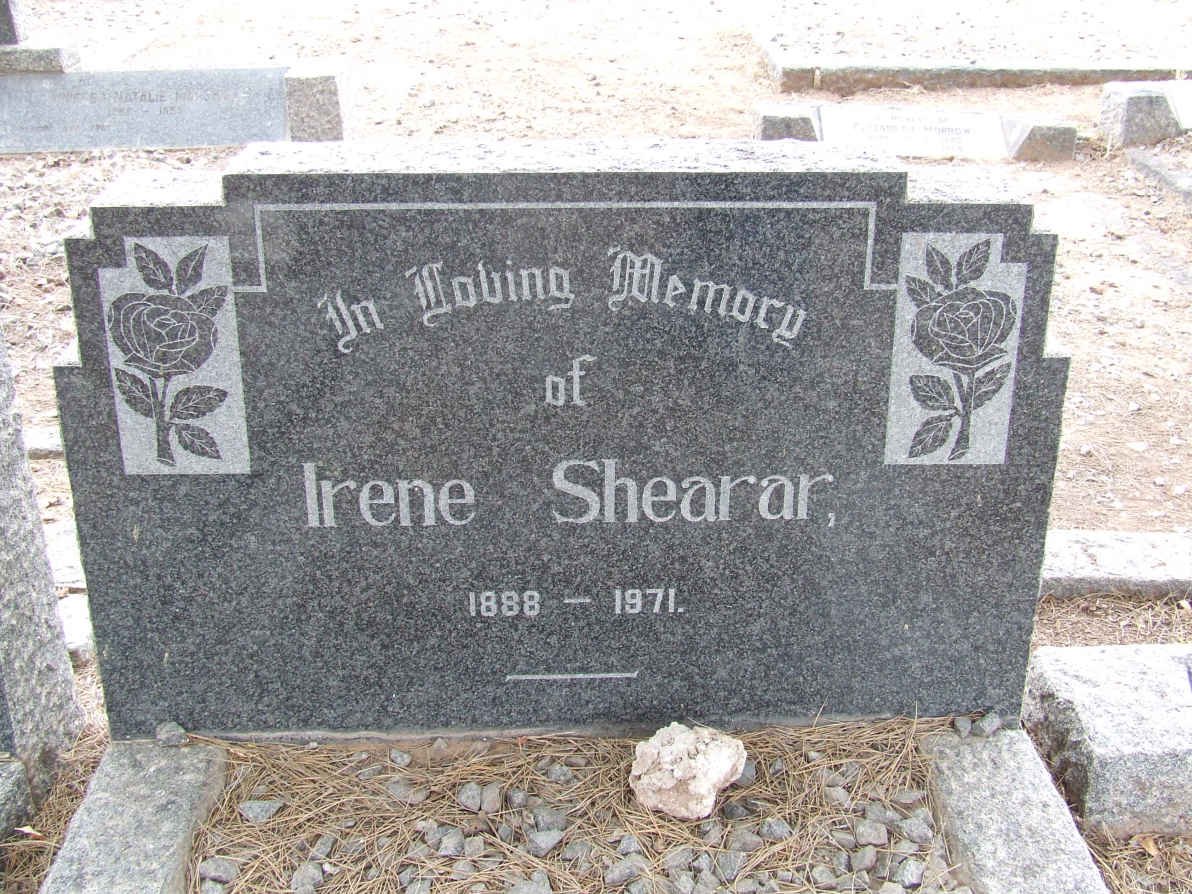 SHEARAR Irene 1888-1971