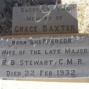 STEWART Grace Baxter nee SHEPPERSON -1932