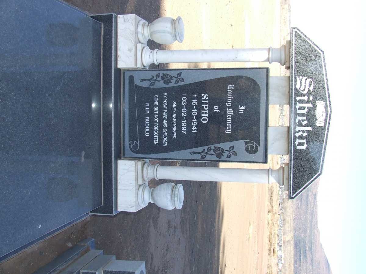 SIBEKO Sipho 1941-1997