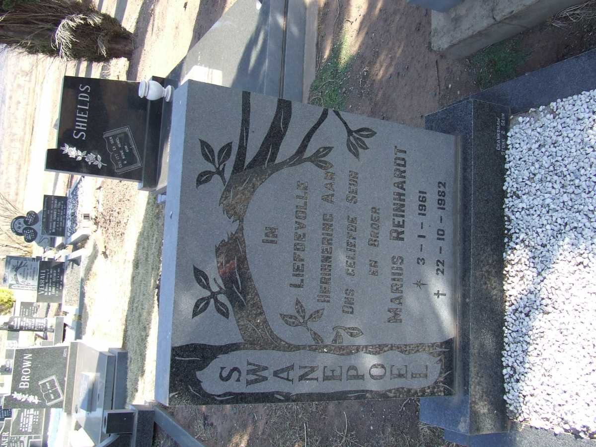 SWANEPOEL Marius Reinhardt 1961-1982