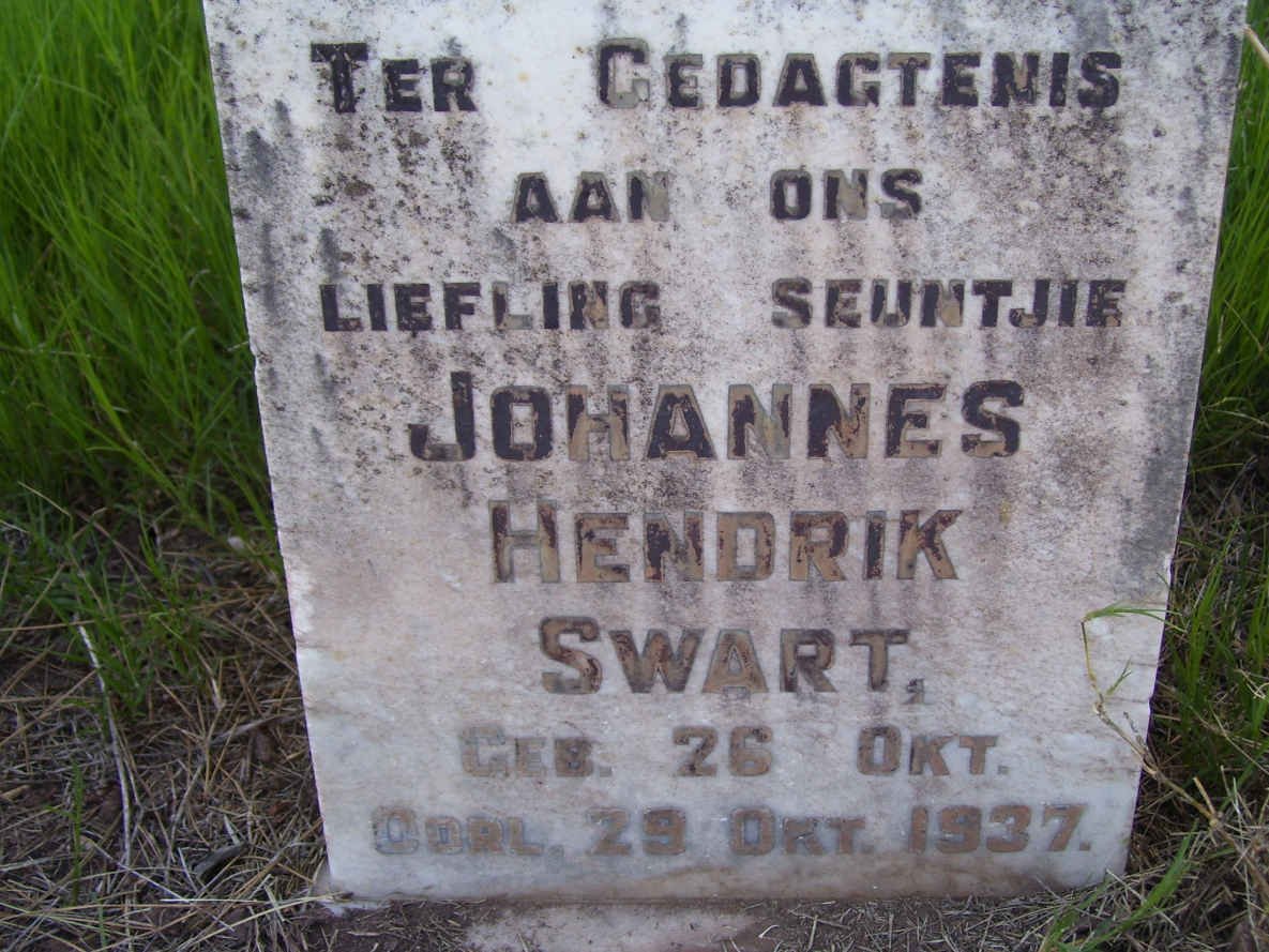 SWART Johannes Hendrik 1937-1937