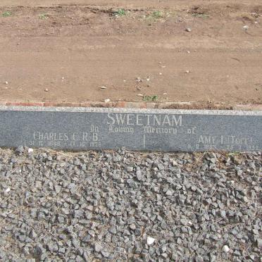 SWEETNAM Charles C.R.B. 1868-1928  &amp; Amy I. nee TORR 1883-1957