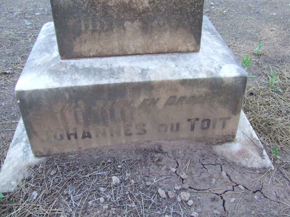 TOIT Johannes, du