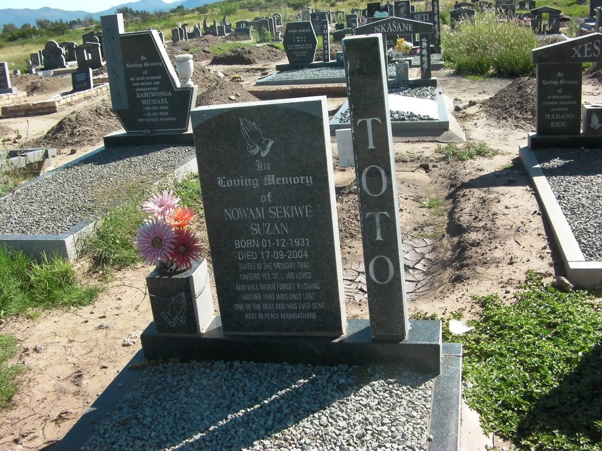 TOTO Nowam Sekiwe Suzan 1931-2004