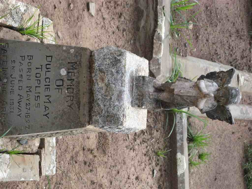 TOPLISS Dulcie May 1927-1931