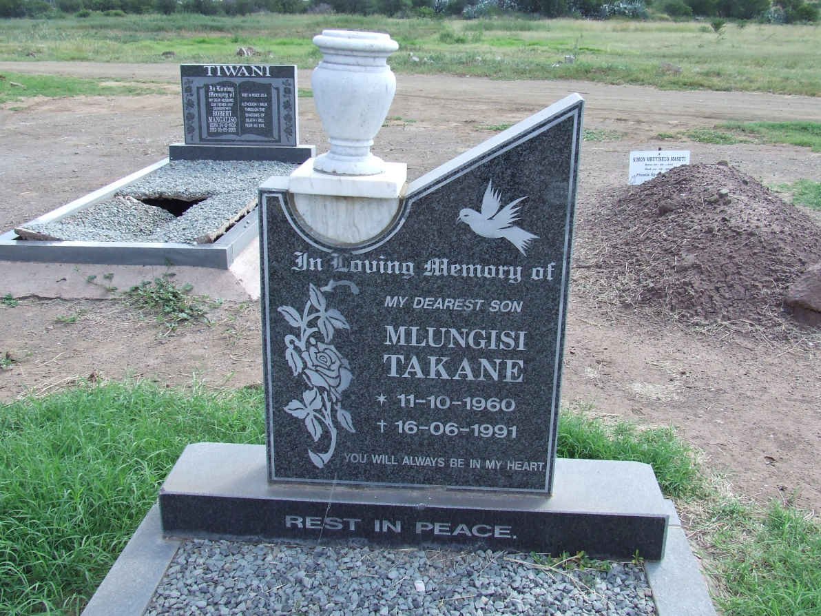 TAKANE Mlungisi 1960-1991