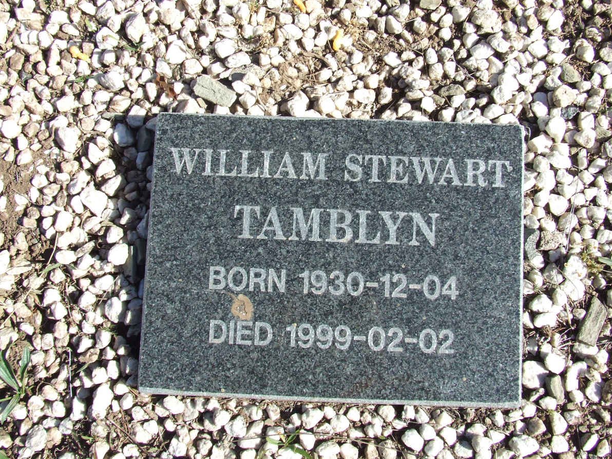 TAMBLYN William Stewart 1930-1999