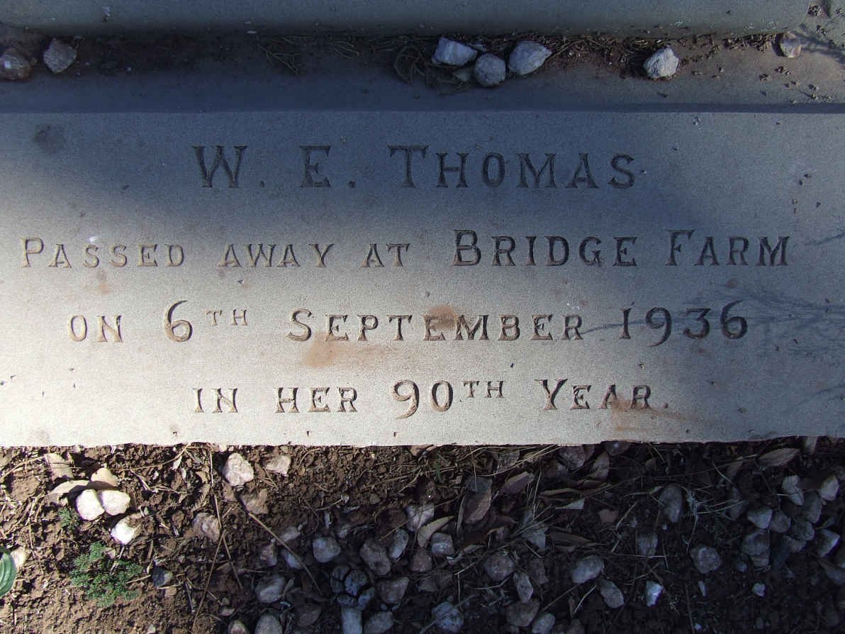 THOMAS W.E. -1936