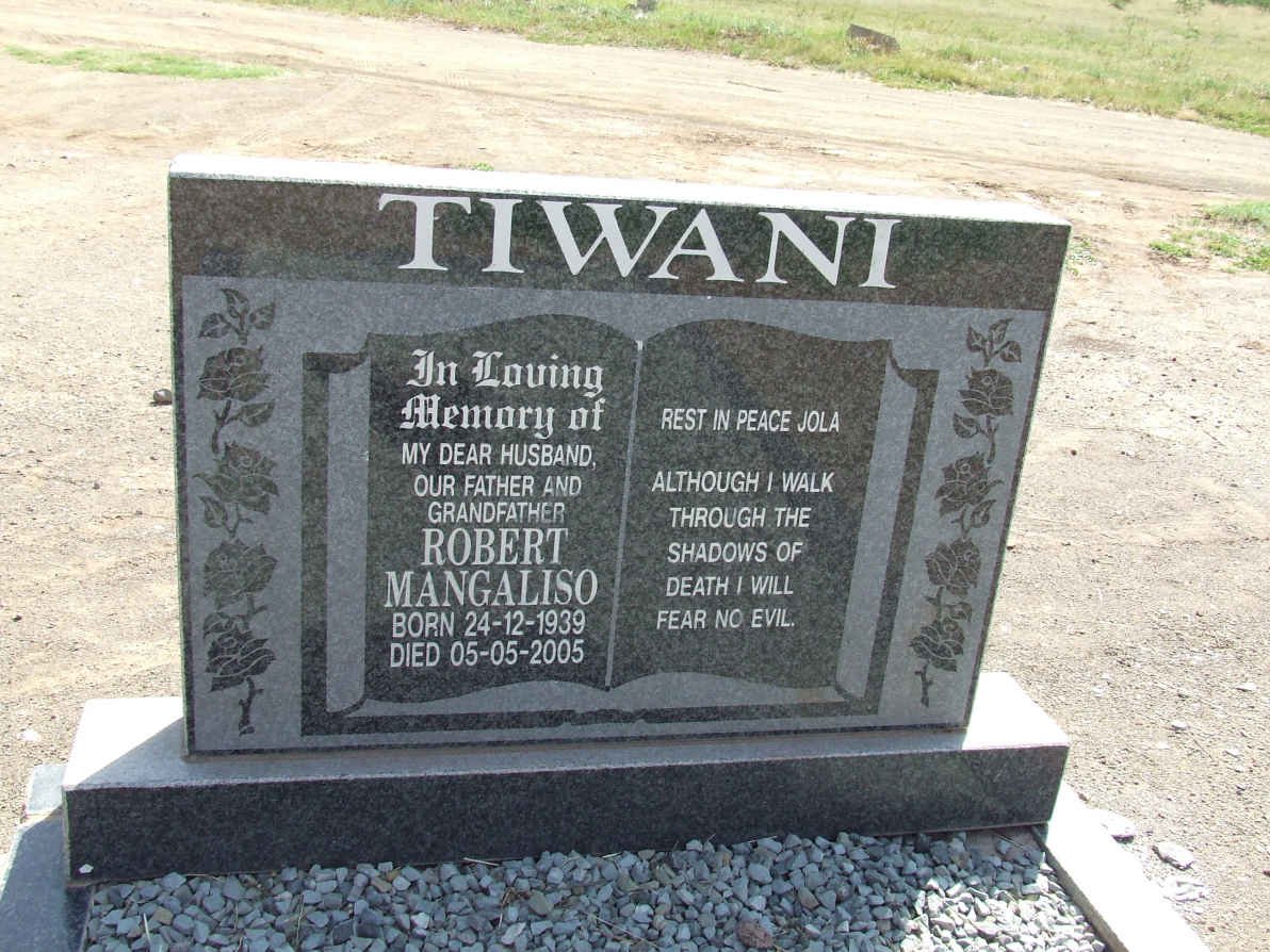 TIWANI Robert Mangaliso 1939-2005
