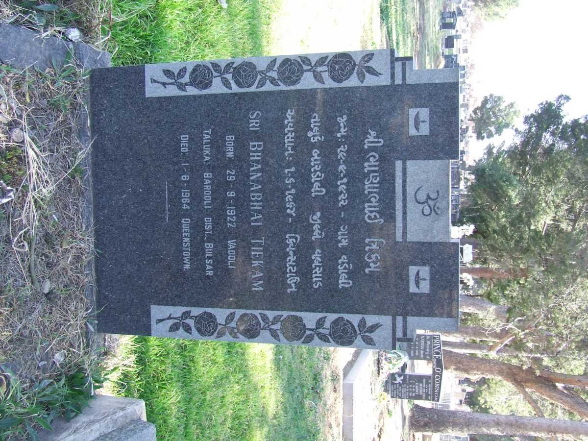 TIEKAM Sri Bhananbhai 1922-1964