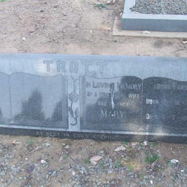 TROTT Mary nee FORD 1916-1972 