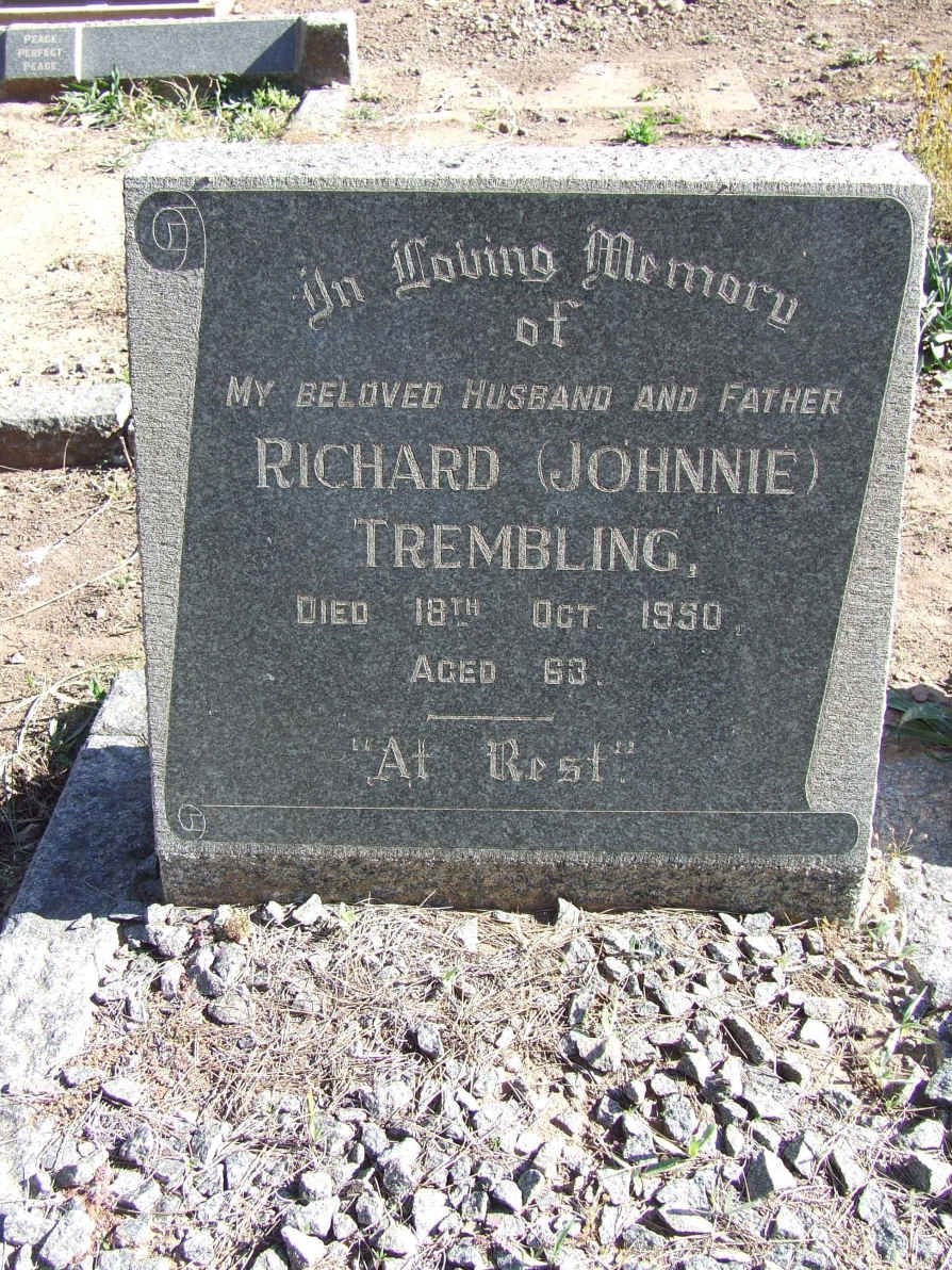 TREMBLING Richard -1950