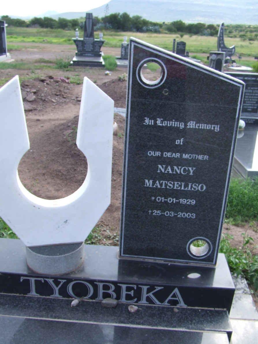 TYOBEKA Nancy Matseliso 1929-2003