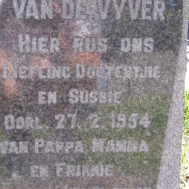 VYVER Baba, van de -1954