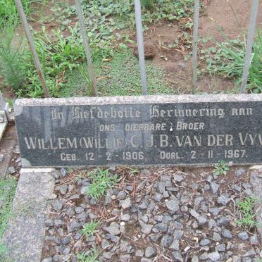 VYVER Willem C.J.B., van der 1906-1967
