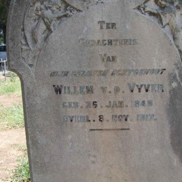 VYVER Willem, vd 1849-1917