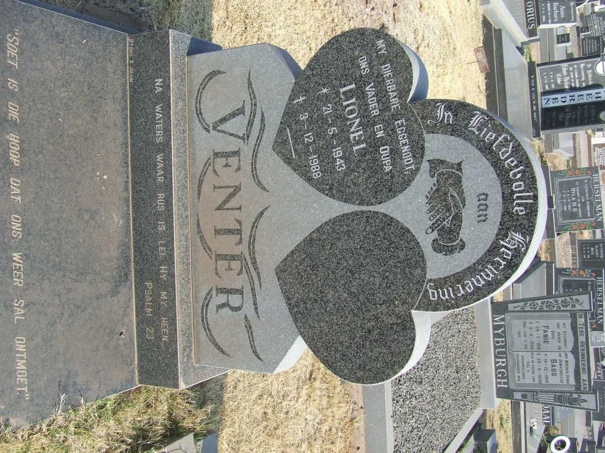 VENTER Lionel 1943-1988