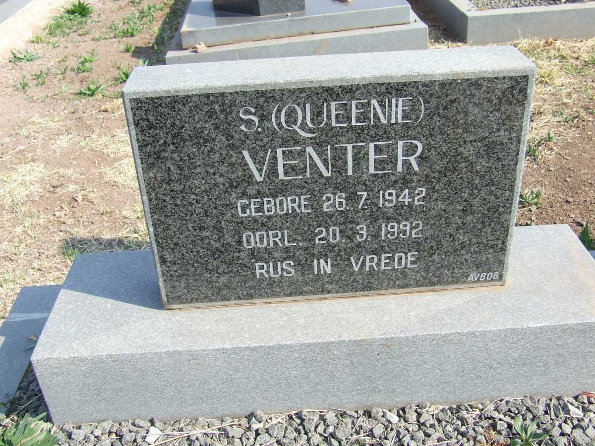 VENTER S. 1942-1992